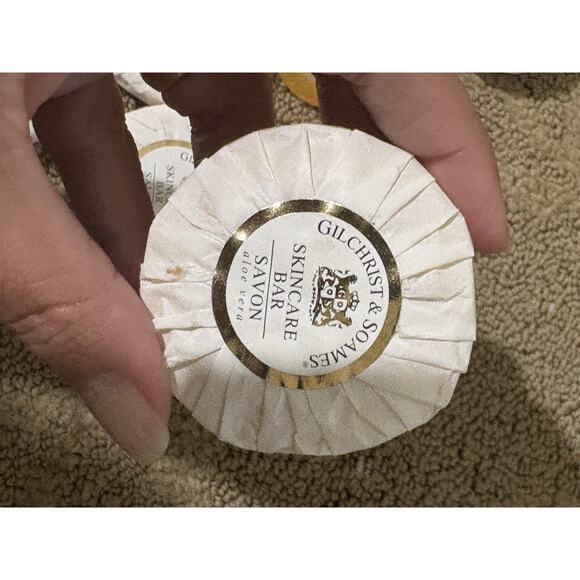 Gilchrist & Soames Soap Bar Mixed Lot of 8 Hotel Style Small Aloe Vera Glycerin - Picture 6 of 7